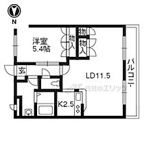 グリーンティ 202 ｜ 京都府綴喜郡井手町大字井手（賃貸マンション1LDK・2階・46.60㎡） その2