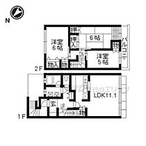 プラムヒルII 7 ｜ 京都府木津川市梅美台２丁目（賃貸テラスハウス3LDK・1階・81.00㎡） その2