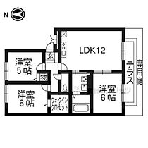 ウイングス梅美台 103 ｜ 京都府木津川市市坂松谷（賃貸アパート3LDK・1階・65.11㎡） その2