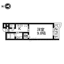 カーサエスト札の辻 502 ｜ 京都府京都市南区東九条西明田町（賃貸マンション1K・5階・30.66㎡） その1