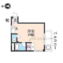 京都府長岡京市長岡１丁目（賃貸マンション1R・3階・23.66㎡） その2