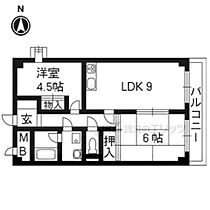 京都府京都市伏見区竹田浄菩提院町（賃貸マンション2LDK・5階・42.00㎡） その2