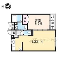 京都府宇治市槇島町五才田（賃貸アパート1LDK・1階・40.42㎡） その1