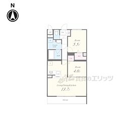 仮称）中島様マンション 301 3階2LDKの間取り