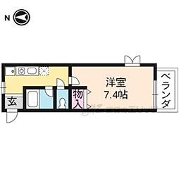 Ｂｏｉｓ　Ｖｉｌｌａｇｅ　Ａｎｎｅｘｅ 2階1Kの間取り