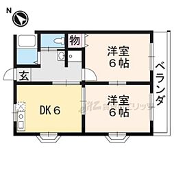 JR奈良線 長池駅 徒歩4分の賃貸アパート