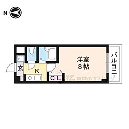 ボナール・ヒロ 1Kの間取図画像