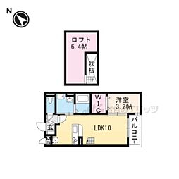 コリーヌアンジュ 1LDKの間取図画像