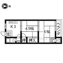 ダイワグリーンハイツ 2Kの間取図画像