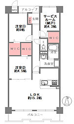 間取図画像 2SLDK