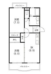 エクレールB 2階