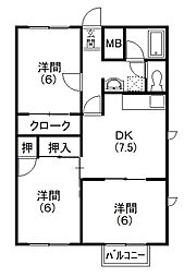 メゾンドふみII 2階/-