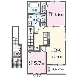 フォンテーヌ 2階/-