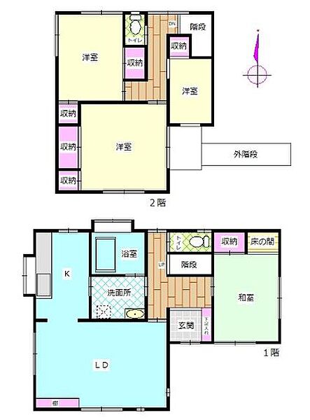 間取りを拡大表示