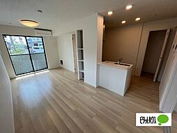 JR東海道・山陽本線 近江八幡駅 3.4kmの賃貸アパート 1階1LDKのリビング/ダイニング