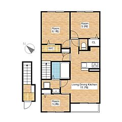 物件の間取り