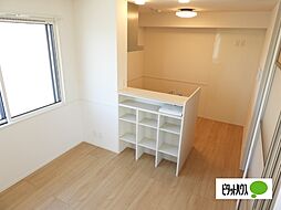 JR東海道・山陽本線 近江八幡駅 徒歩16分の賃貸アパート 1階1LDKのリビング/ダイニング