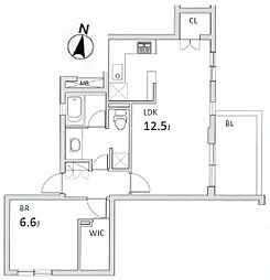 間取図画像 1LDK