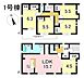 間取り：1号棟　5LDK+S　土地面積302.82m2　建物面積105.56m2