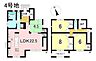 間取り：4号地　4LDK+S　土地面積238.23m2　建物面積118.00m2