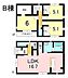 間取り：B棟　3LDK+S　土地面積142.90m2　建物面積88.44m2