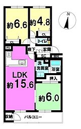 住友南円山ハウス 3LDKの間取り