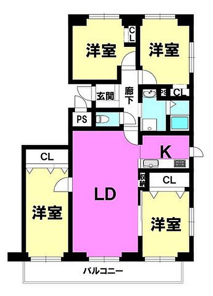 間取りを拡大表示