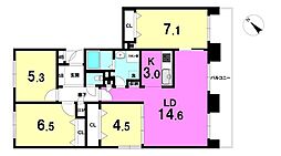パーソナルハイツ篠路公園 4LDKの間取図画像