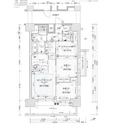 プレサンス　ジェネ　上前津 14階3LDKの間取り