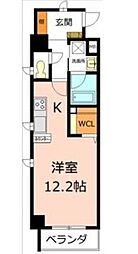 アーバンライフ名駅ウエスト 3階ワンルームの間取り