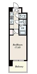 S-FORT大須観音 7階1Kの間取り