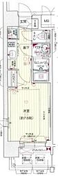 プレサンス久屋大通公園エアリー 10階1Kの間取り