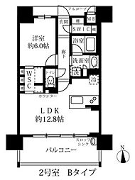 GRANPASEO名駅那古野 1LDKの間取図画像