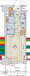 ライジングコート名古屋駅前東 1Kの間取図画像