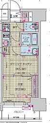 プレサンス名駅南エディフィス 1DKの間取図画像
