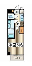 エスリード上前津エアスタ 1Kの間取図画像
