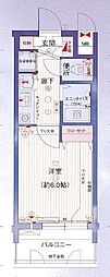 プレサンス名古屋駅前 1Kの間取図画像