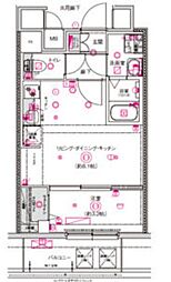 CREST TAPP東別院 1LDKの間取図画像