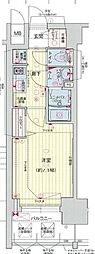 プレサンスNAGOYAファスト 1Kの間取図画像
