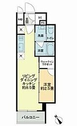 名古屋市千種区内山1丁目マンション 1LDKの間取図画像