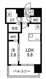 名古屋市中区新栄2丁目マンション 1LDKの間取図画像