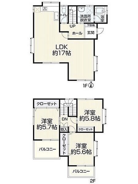 間取りを拡大表示