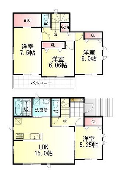 間取りを拡大表示