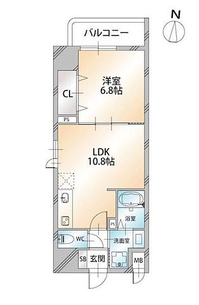 ドミール入谷 601｜東京都台東区竜泉２丁目(賃貸マンション1LDK・6階・42.88㎡)の写真 その2