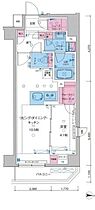 GENOVIA上野skygarden 803 ｜ 東京都台東区北上野２丁目（賃貸マンション1LDK・8階・40.50㎡） その2