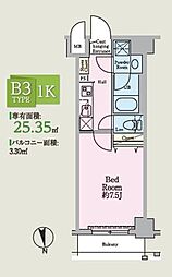 間取図画像 1K