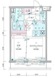 Genovia墨田八広skygarden 1LDKの間取図画像