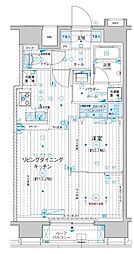 MAINSTAGE入谷4 1LDKの間取図画像