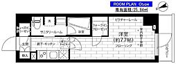 ステージグランデ亀有アジールコート 1Kの間取図画像