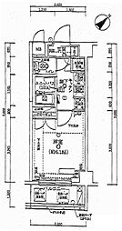 ELVIENTEARTHスミダアズマ 1Kの間取図画像